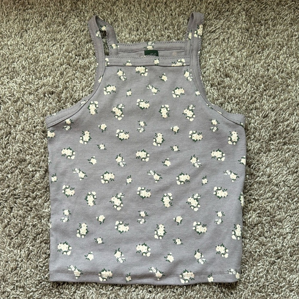 Light purple flower tank top🪻